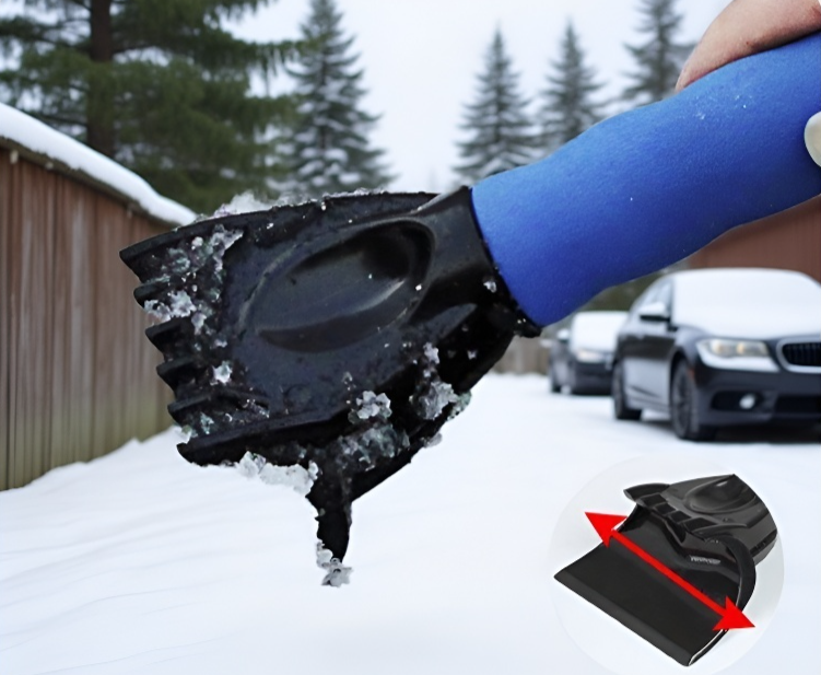 Durable snow shovel for car cleaning
