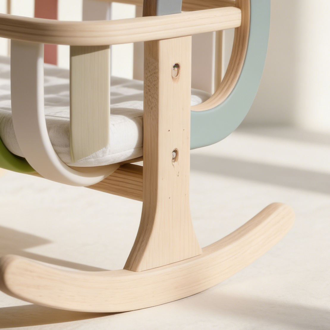寶寶木質搖搖床