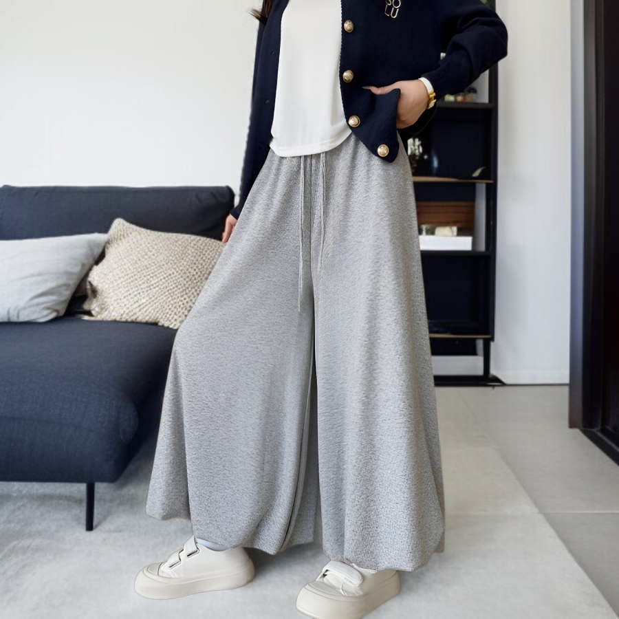 트렌디 찹쌀 니트 치마바지 디테일