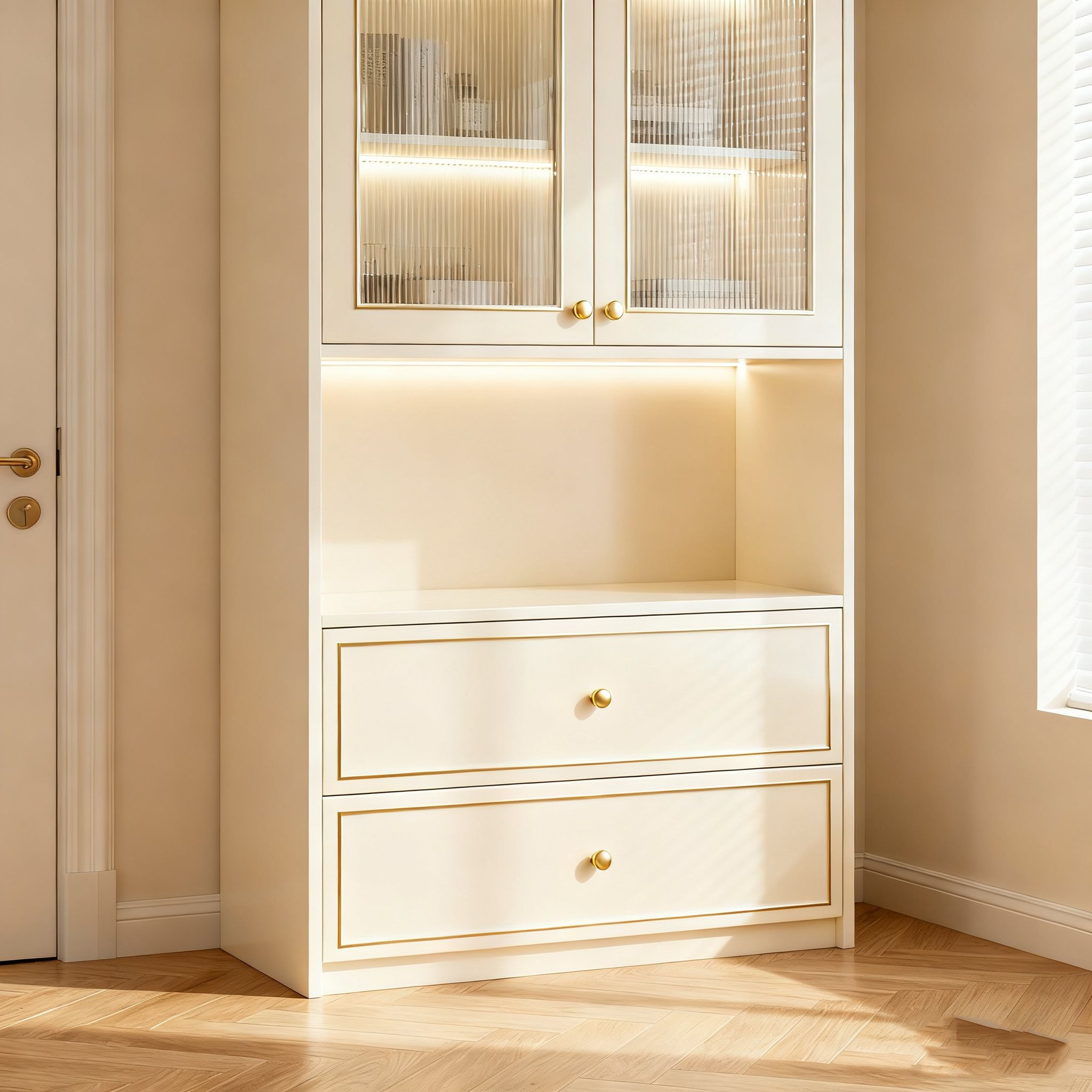  심플한 침실 수납장