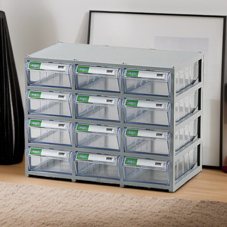 Schuhaufbewahrungsbox aus Kunststoff, mit Deckel und Schubladendesign, für Zuhause