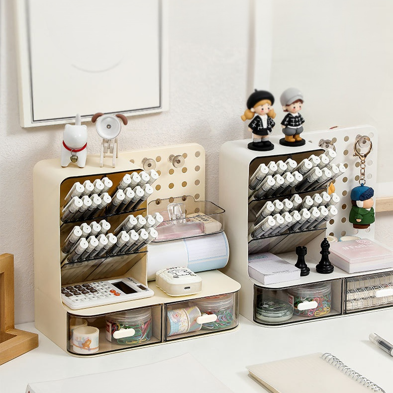  斜插式筆筒收納盒 