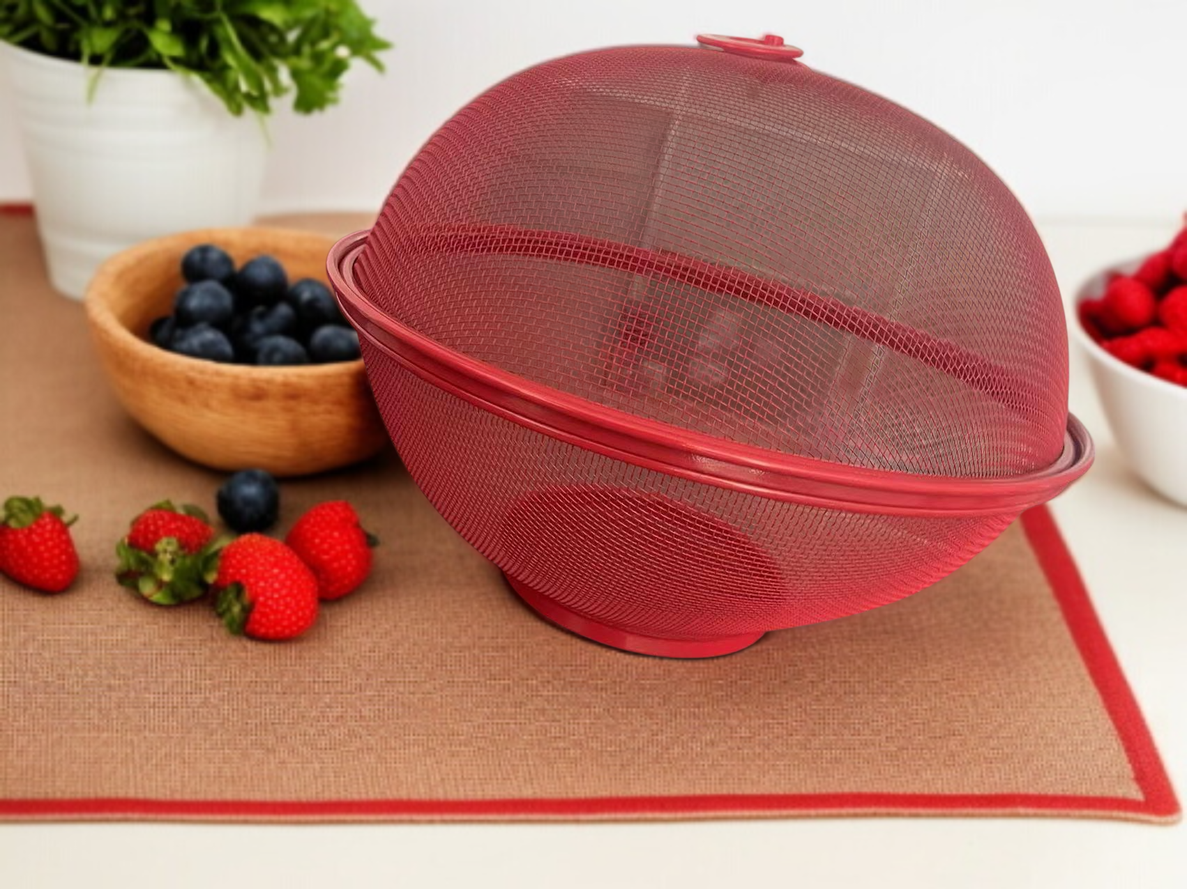 シンプルでおしゃれな鉄芸水切りかご