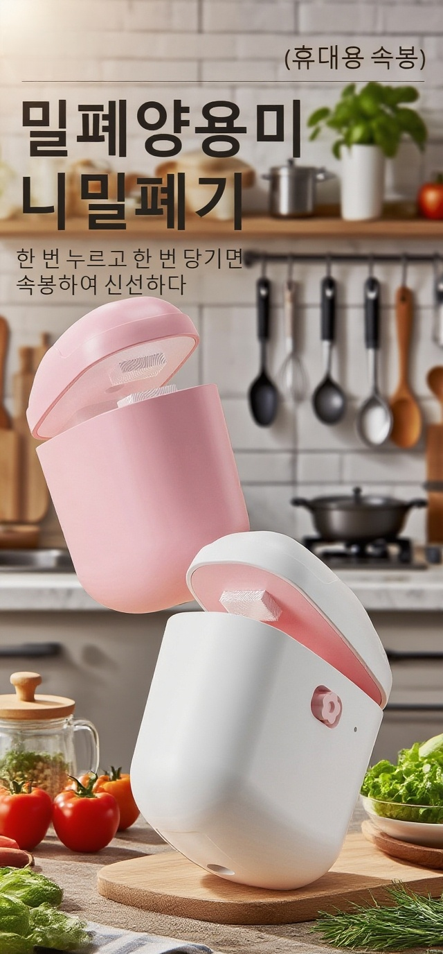 가정용 미니 무선 비닐봉지 밀봉기 제품 사진