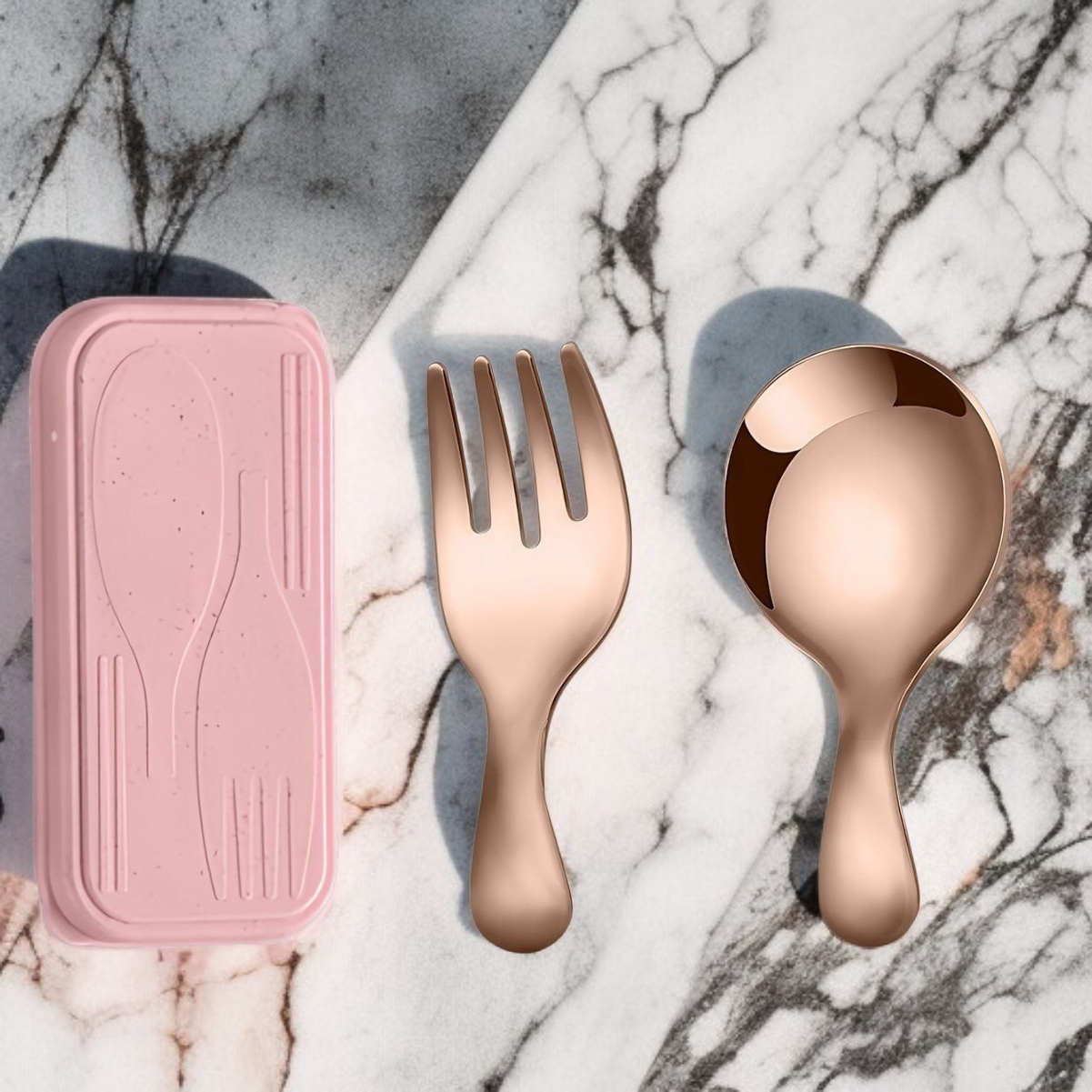 かわいいデザインの子供用カトラリーセット