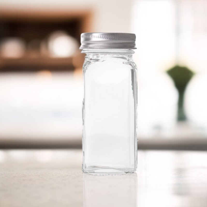 Multifunctional Glass Spice Jar