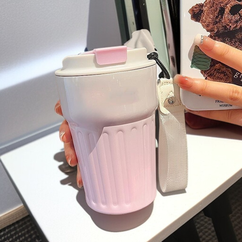 漸變色保溫杯女生專用