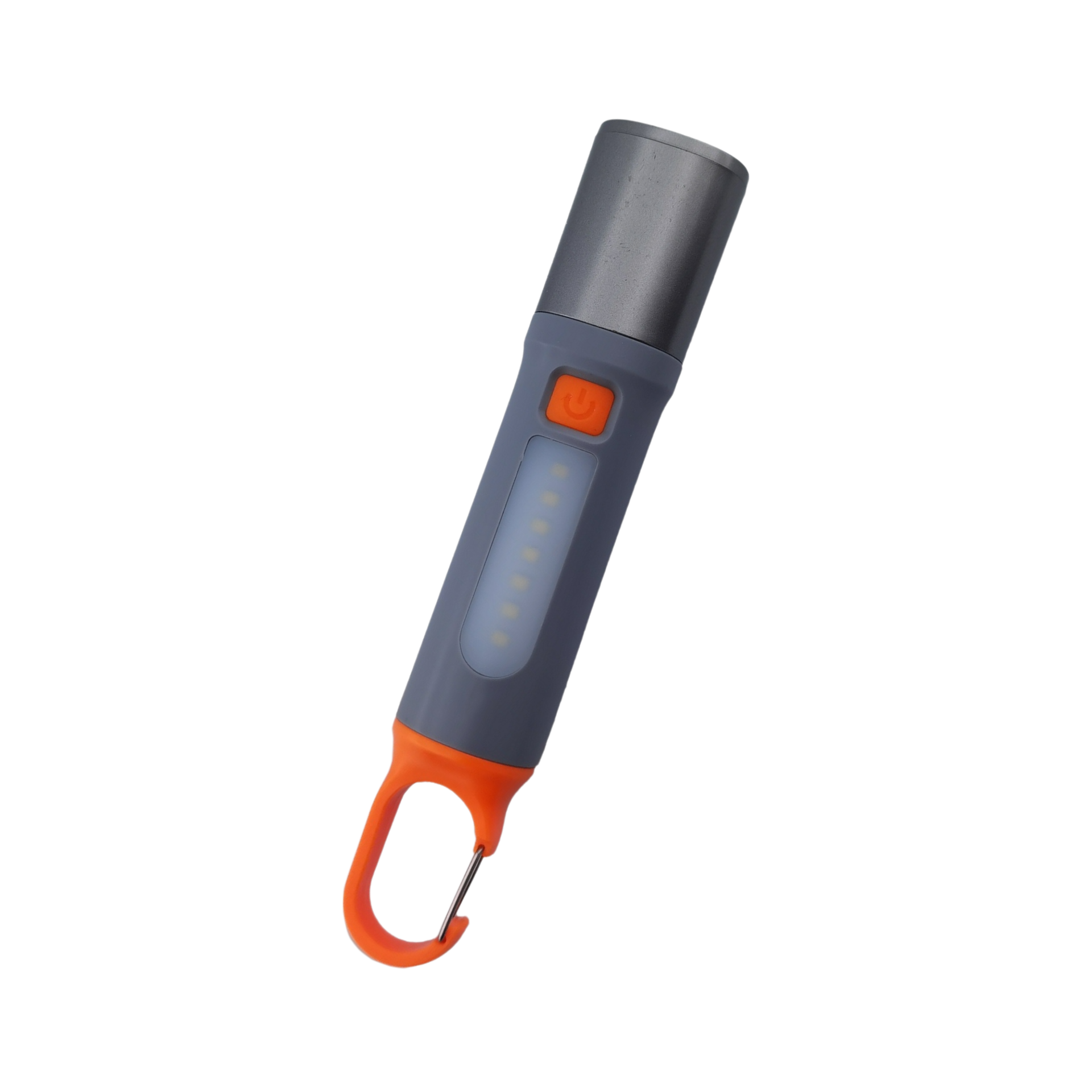 Flashlight outdoor long-range strong light hook telescopic zoom portable USB