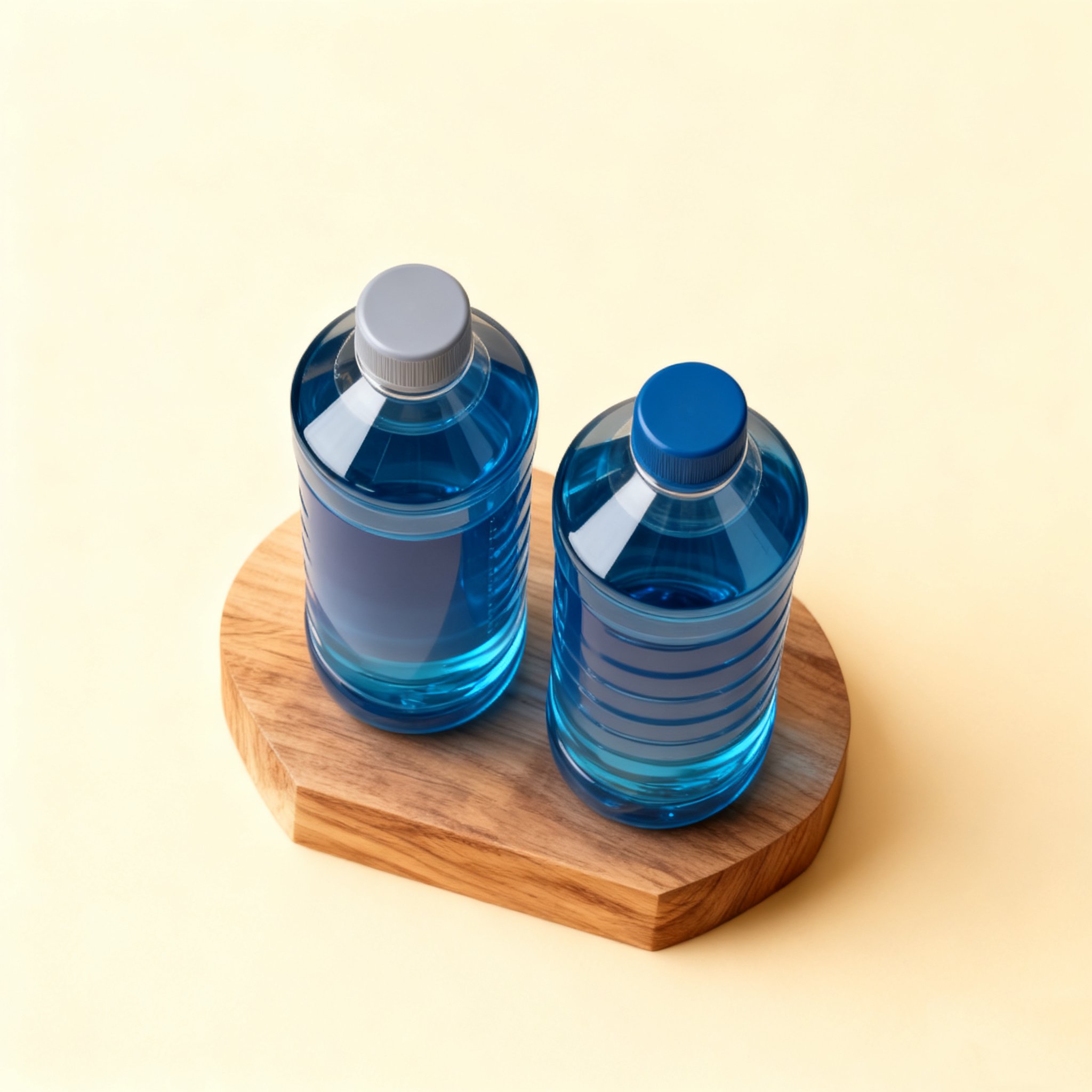 자동차 유리 세정액 사용 전후 비교