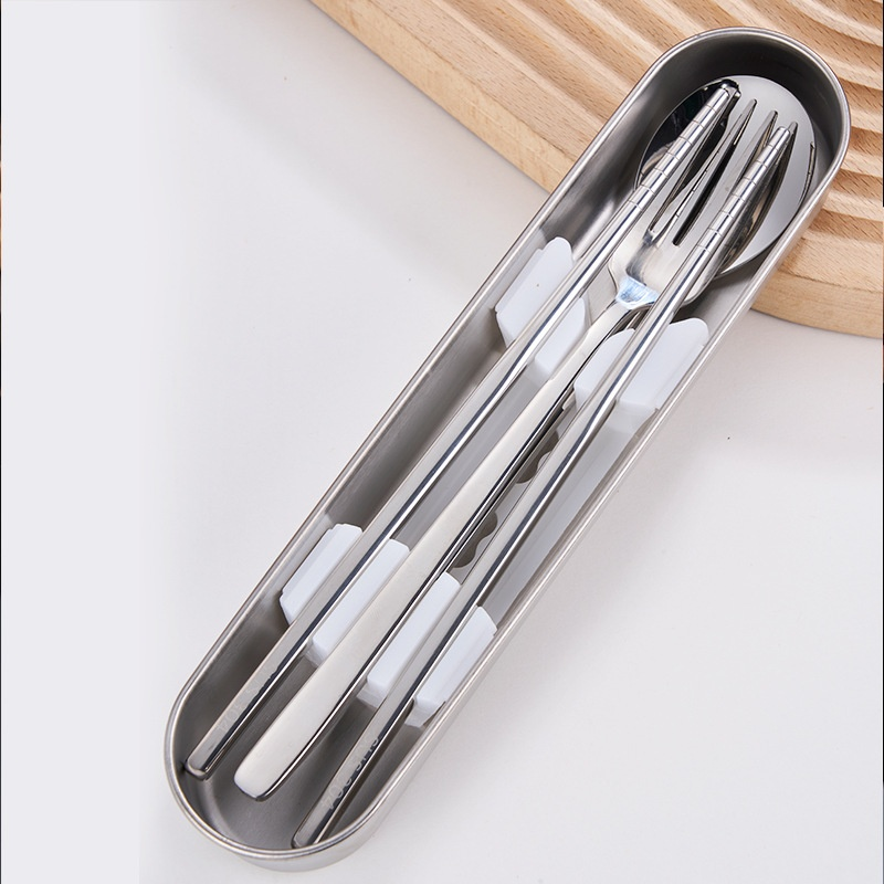 卡通動物餐具收納包便攜式