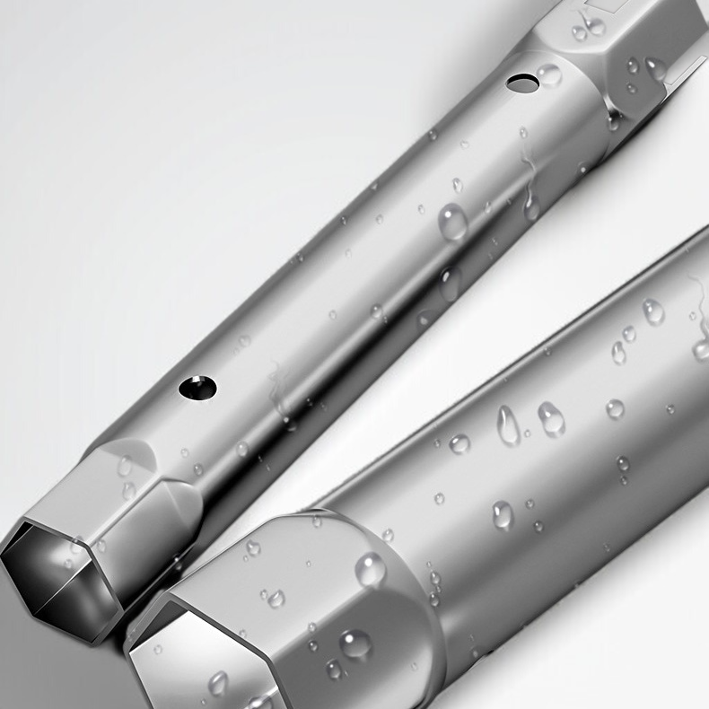 주방위 듀얼 워터프루프 렌치 내육각 방수꼭지 탈부착 에너지 절약 공구 소켓 렌치와 듀얼 렌치는 모두 주방위 방수 공구로 탈부착 설치 에너지 절약 등의 작업에 사용할 수 있다