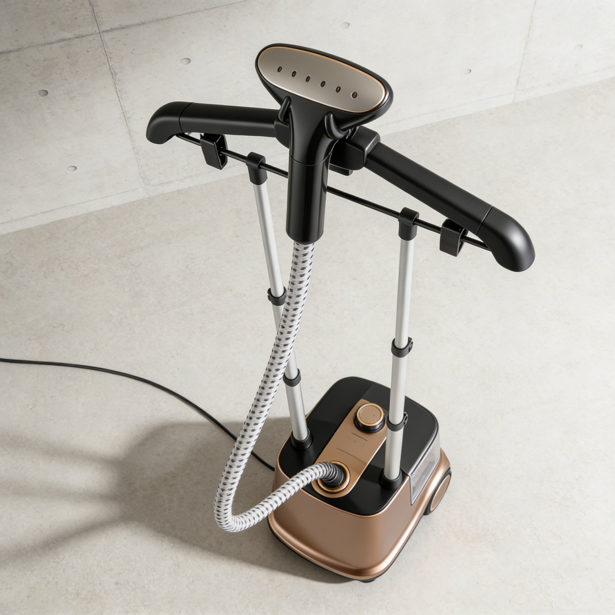 ハンディ衣類スチーマーの使いやすいデザイン