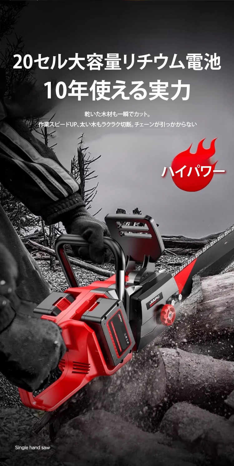 ドイツのトップ電機メーカー共同開発チェーンソー