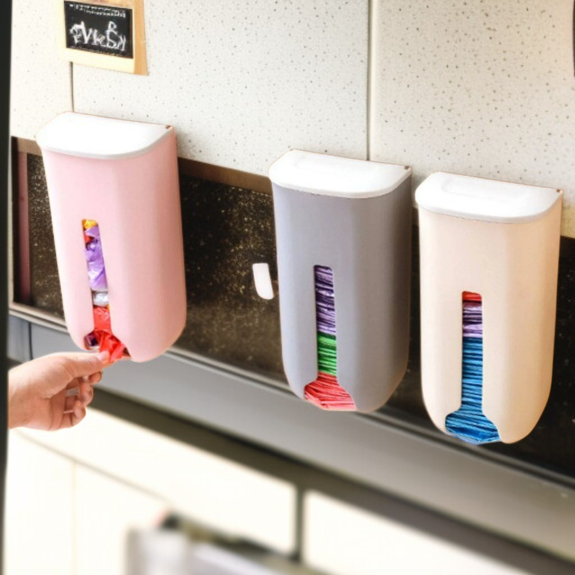 حاوية تخزين بلاستيكية T3008 لحفظ وإدارة مخلفات المطبخ