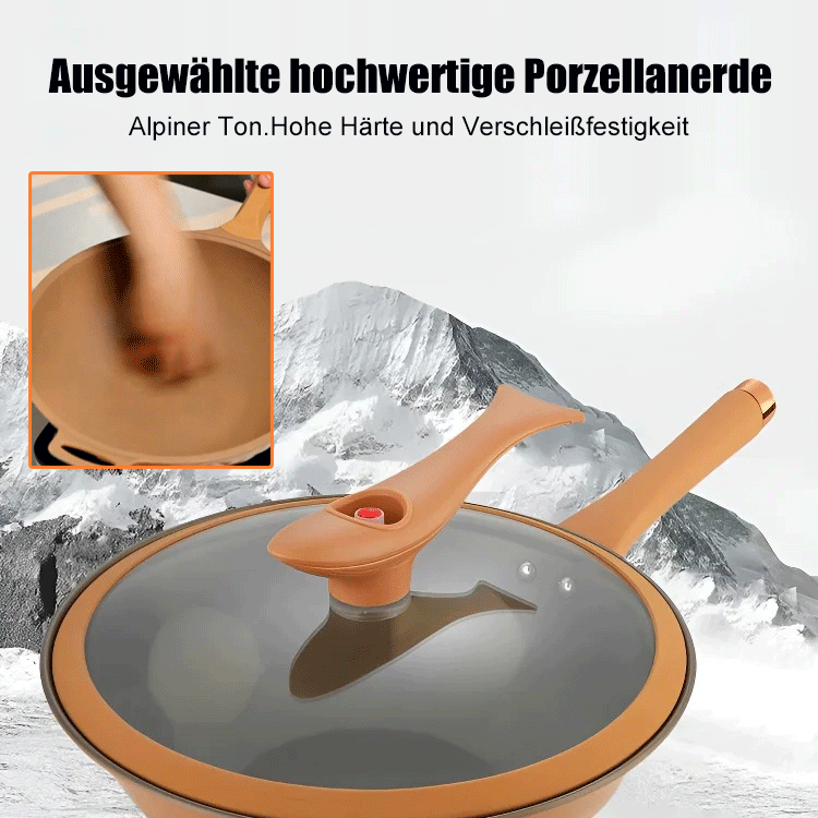 Titan-Mikrodruck-Keramik-Antihaft-Gesundheitstopf