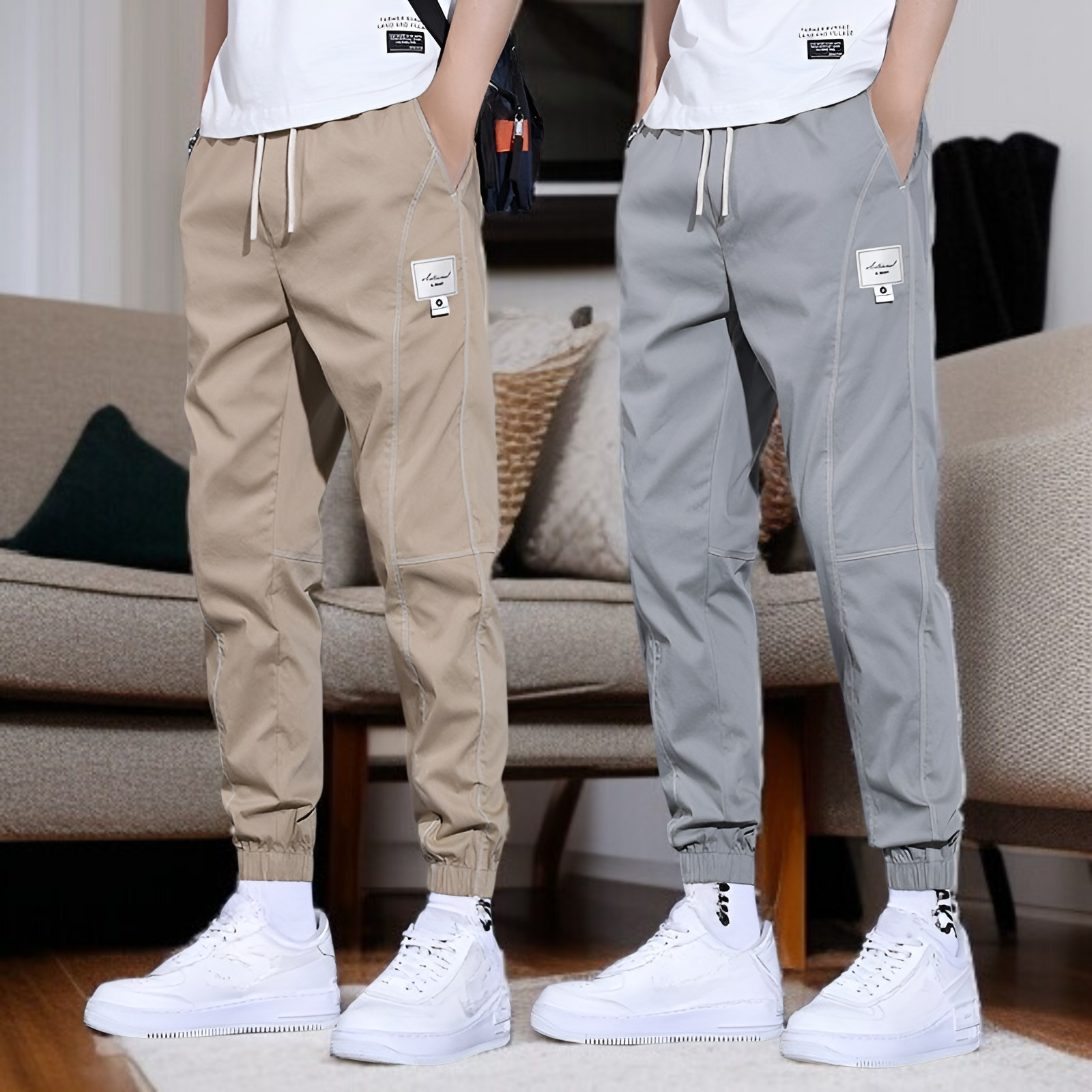 ハンサムなメンズハーレムパンツ