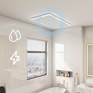 Panel calefactor chino con tira LED y tecnología de grafeno, 230V/240V