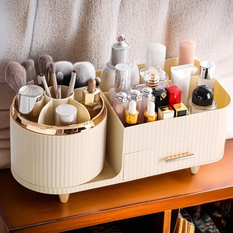 화장품 스킨케어 수납 선반 향수 로션 정리함 침실 욕실용