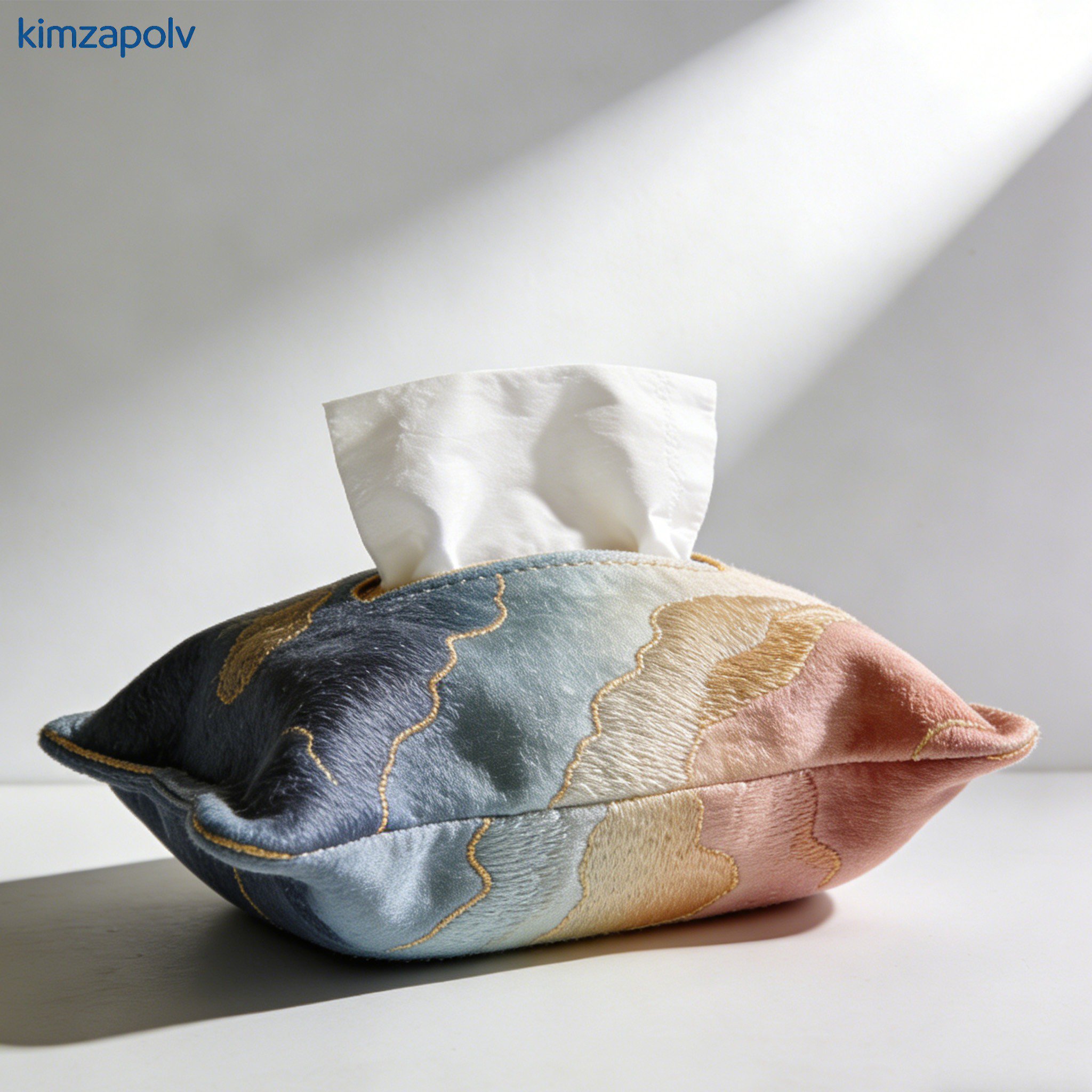 刺繡布面紙巾套（5個）