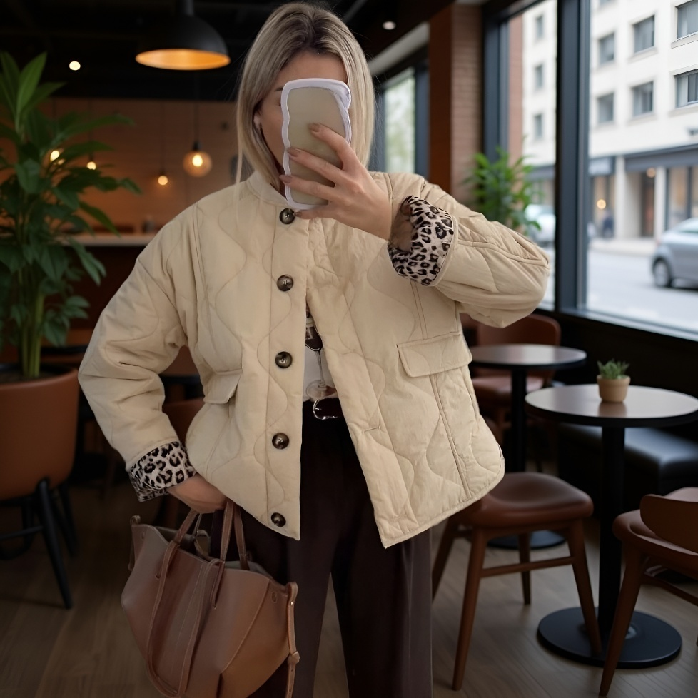 ダイヤモンドクォーツボタンポケットジャケット