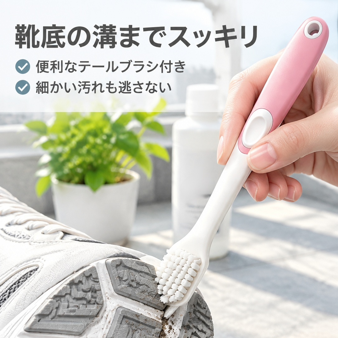 多機能五面靴ブラシ 全方位クリーニングツール