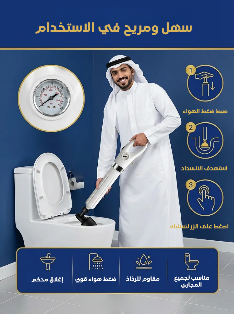 أداة ألمانية عالية الضغط لتسليك انسداد أنابيب الصرف الصحي