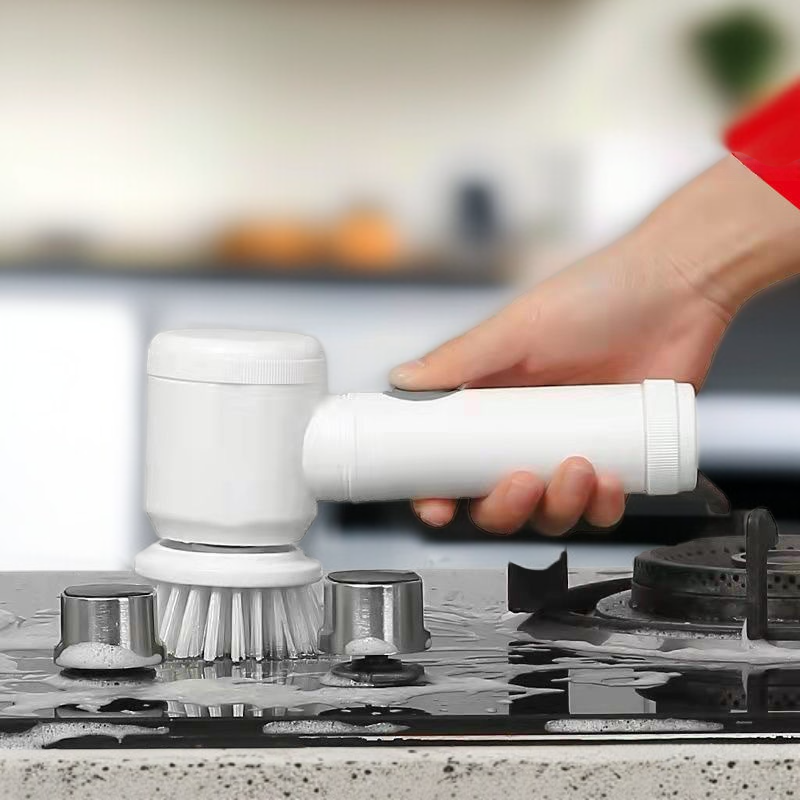 Cepillo de limpieza eléctrico multifuncional para cocina y hogar