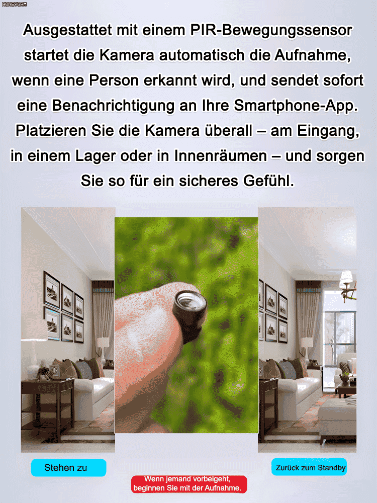 Intelligente Mini-Ultra-HD-Kamera