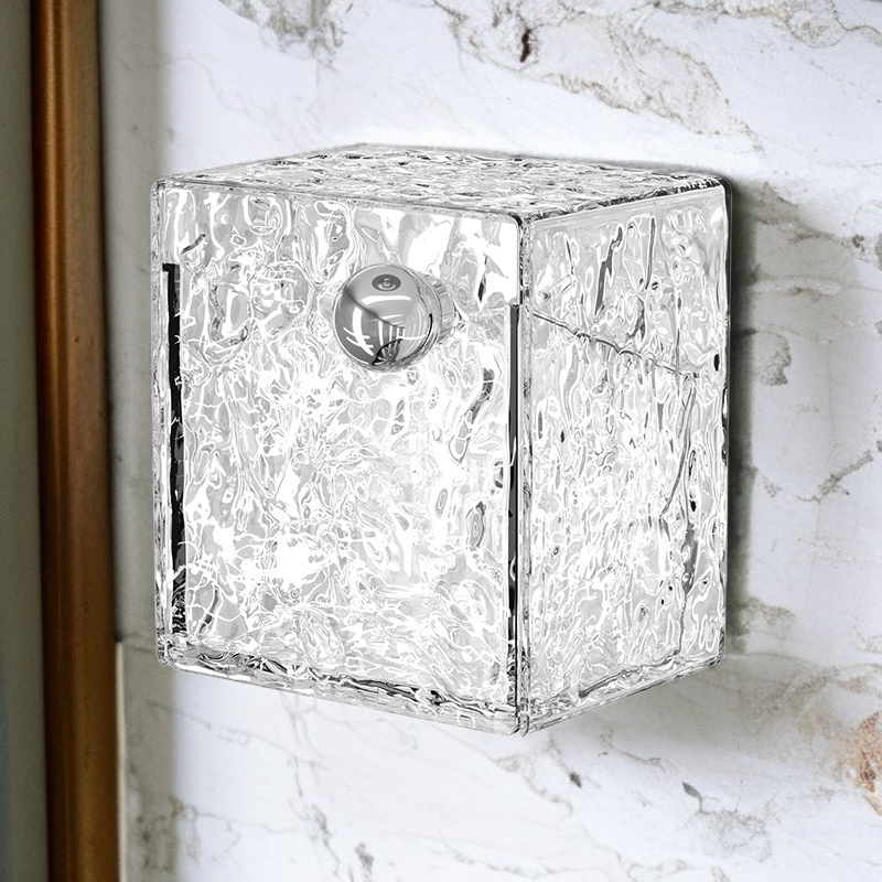 Wall-mounted cotton pad storage flip box