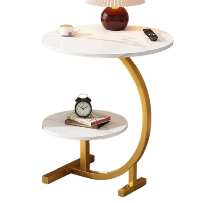 Modern simple small side table living room mobile small tea table home small tea table bedside small
