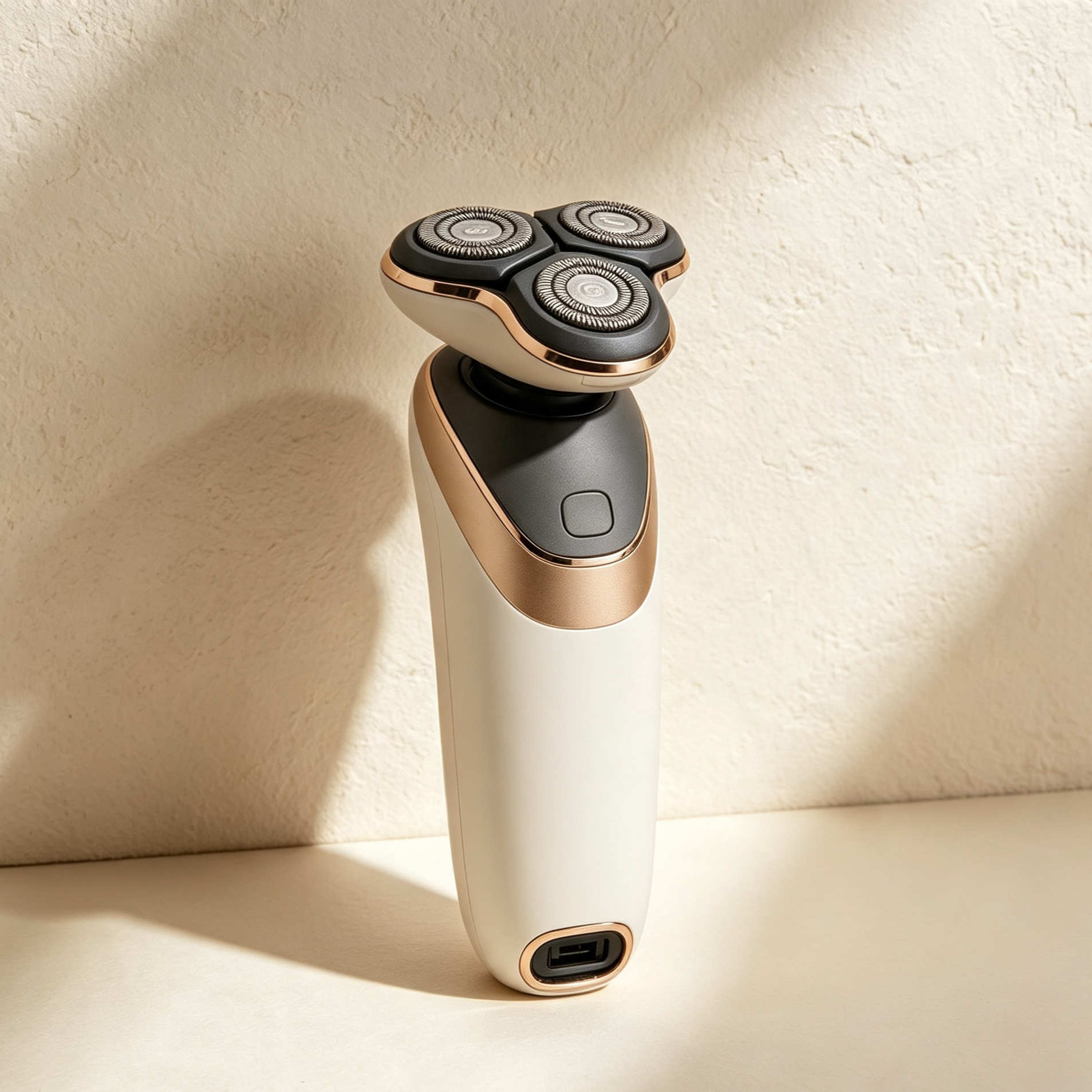 Three-head electric shaver