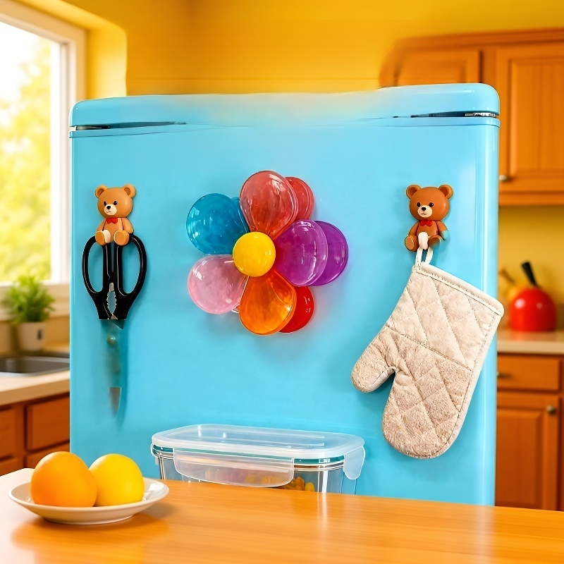 꽃자석 냉장고 클립