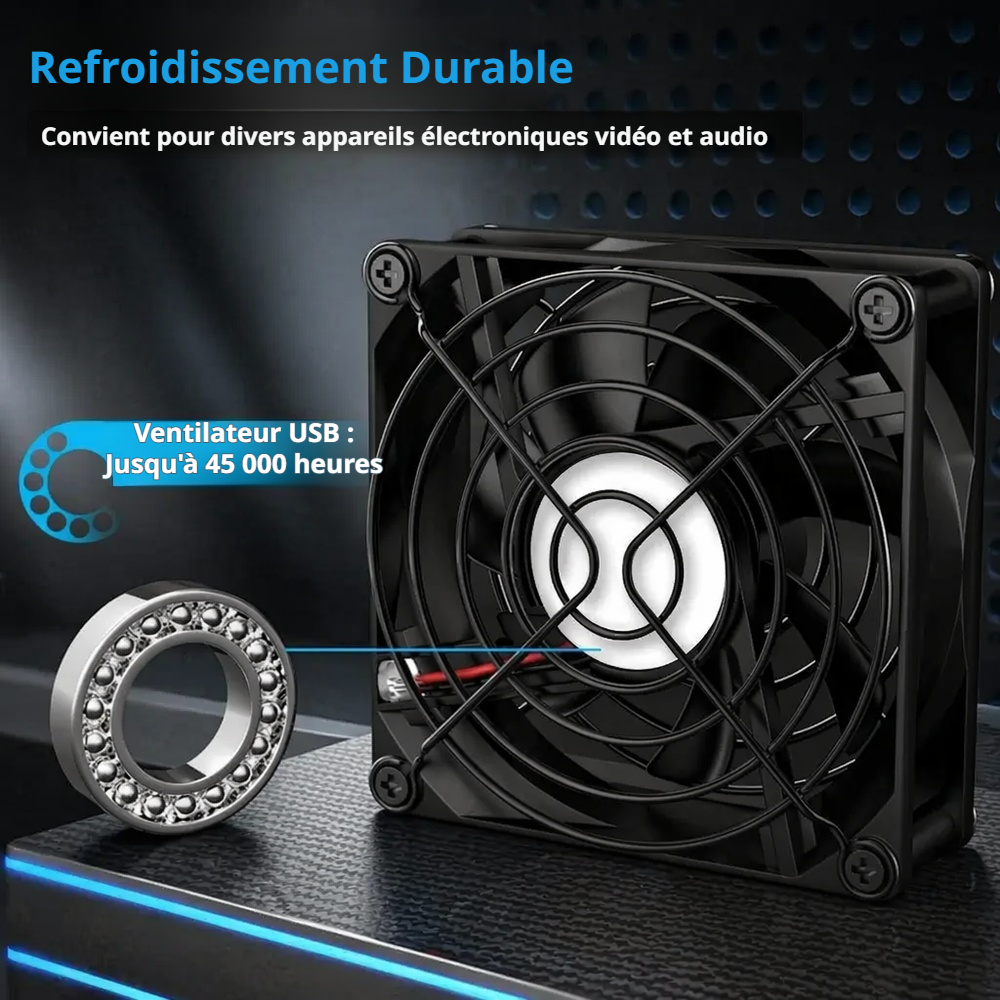 Refroidisseur compact pour routeur Wi-Fi