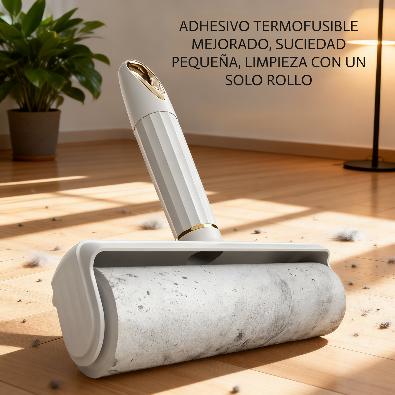 Rodillo adhesivo multifuncional para ropa