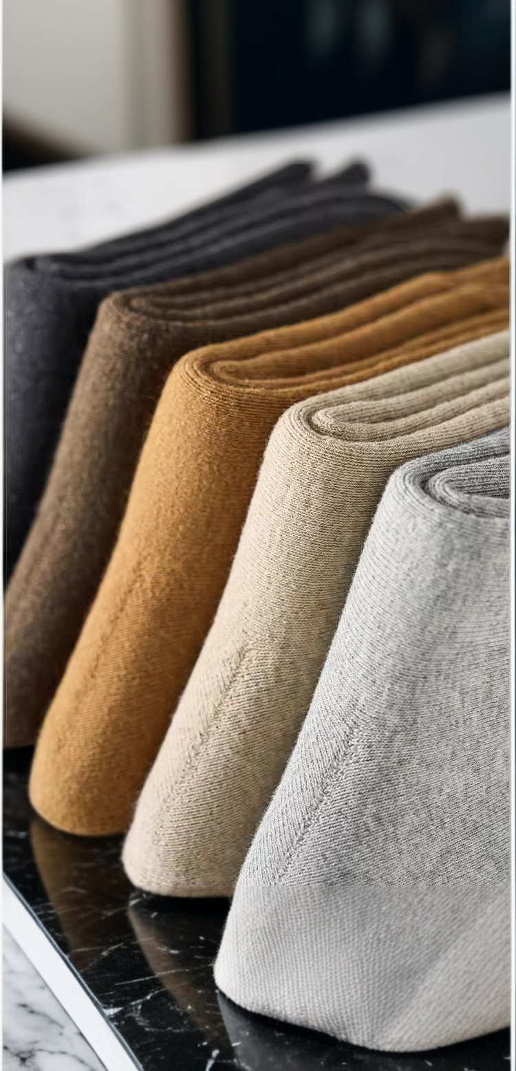 舒適親膚男款毛圈襪近照