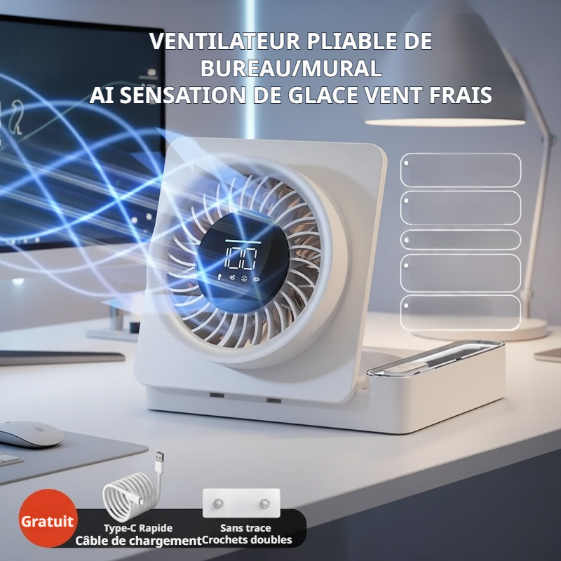 Ventilateur silencieux pour chambre