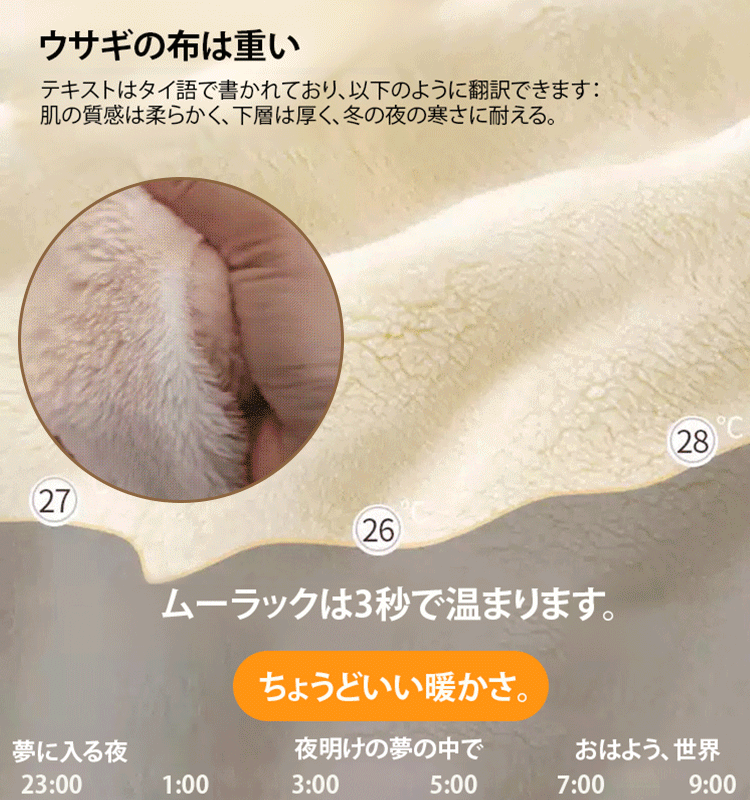 最高の触感！バブルフリース高級お昼寝毛布