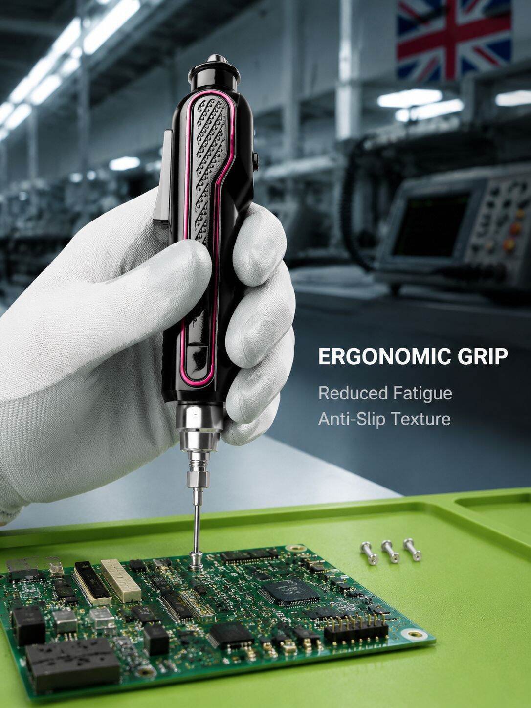 Aierte DC15W High-Precision Servo Screwdriver with Electronic Angle and Torque Adjustment