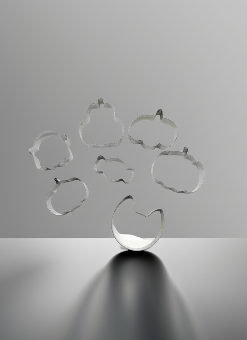 Keksformen für Halloween aus robustem Edelstahl