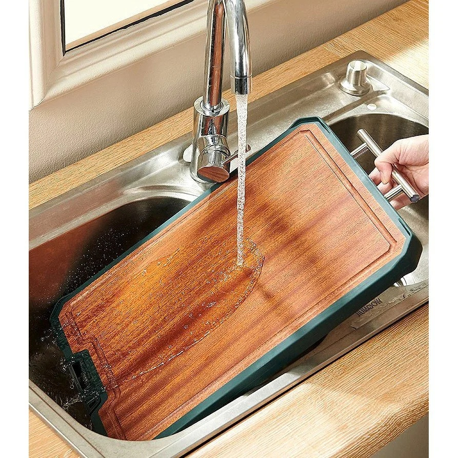 Log double-sided cutting board