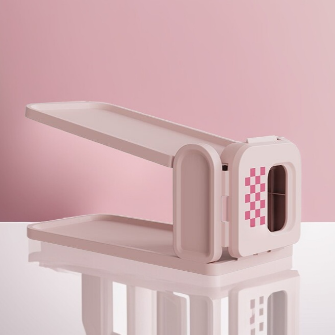 鞋架三檔可調式收納雙層鞋托鞋櫃整理