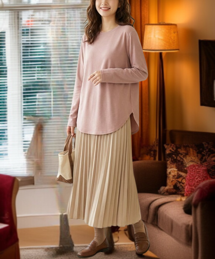 レディース裏起毛インナートップス