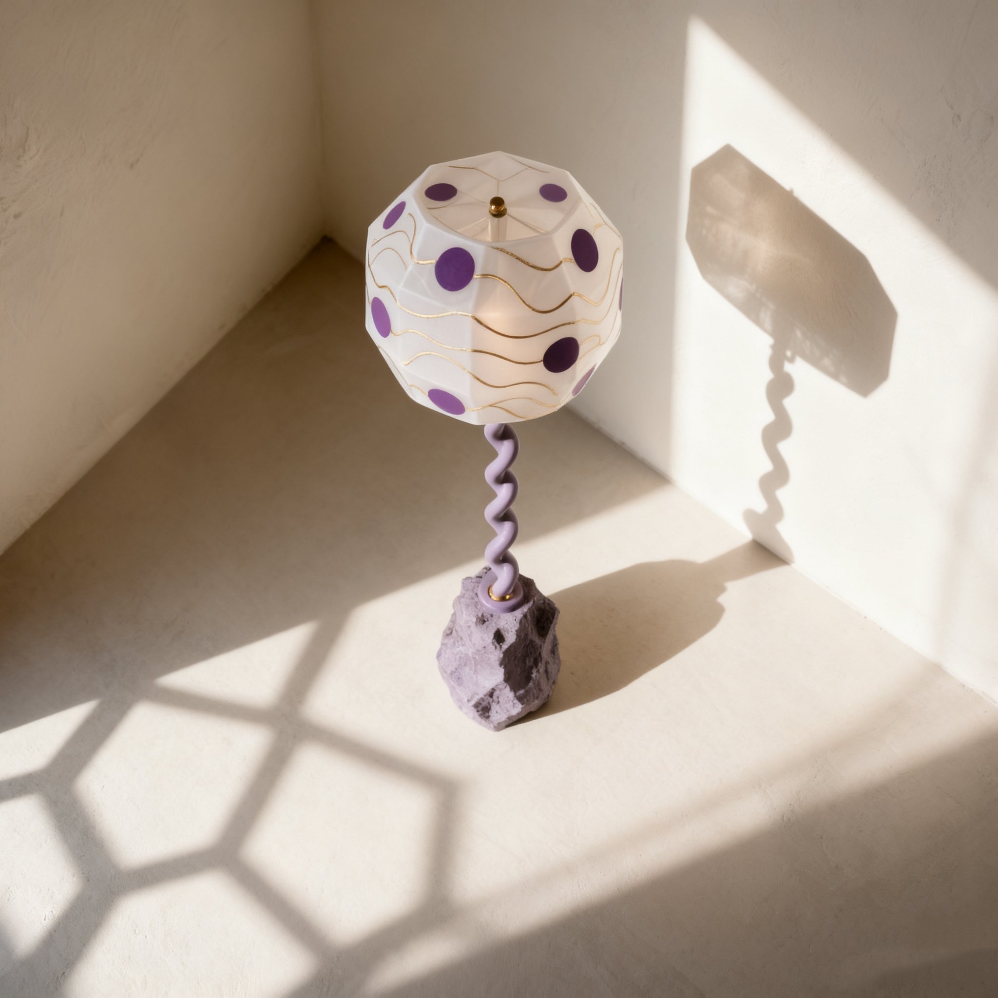 シンプルなリビング用フロアランプ全体画像