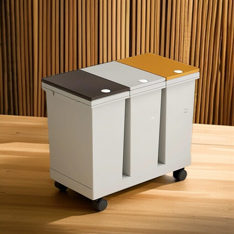 가정 필수 뚜껑 달린 대용량 휴지통 친환경 휴지통