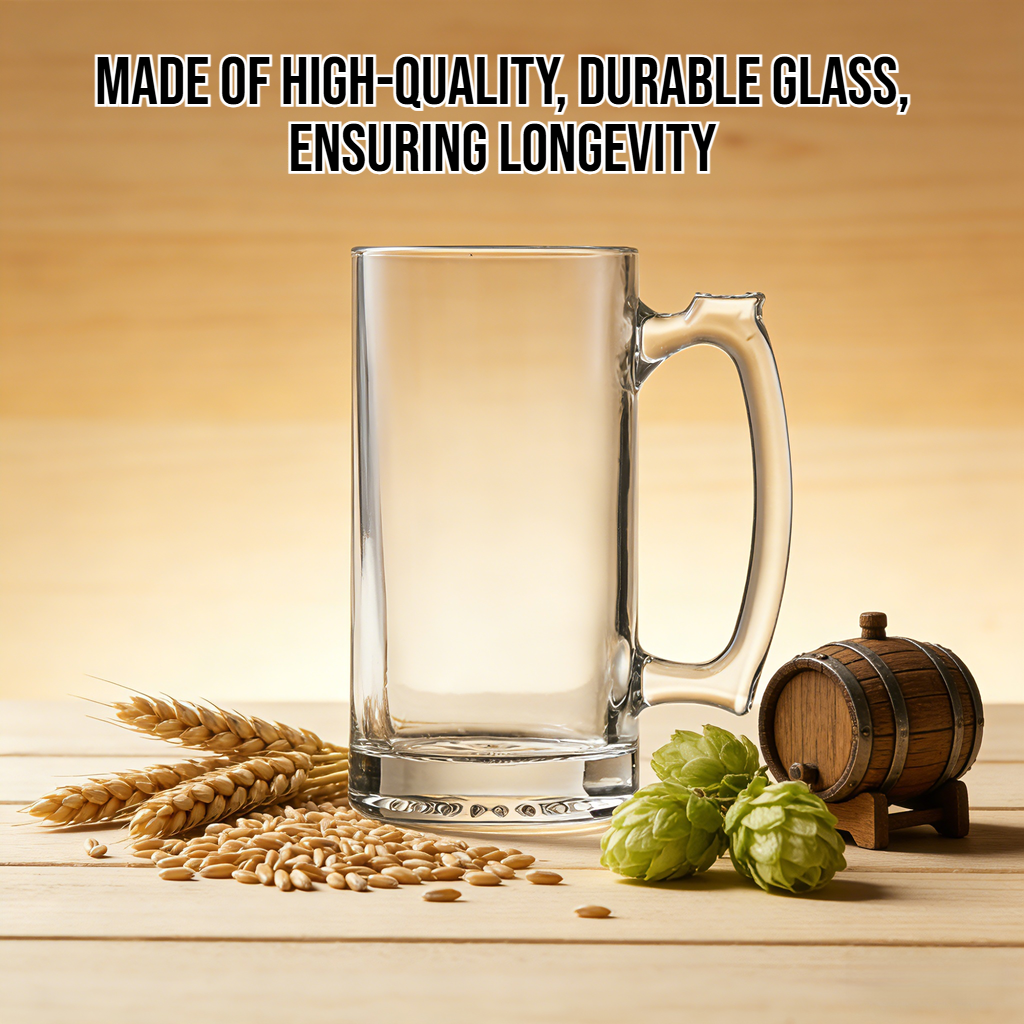 Large capacity beer mug