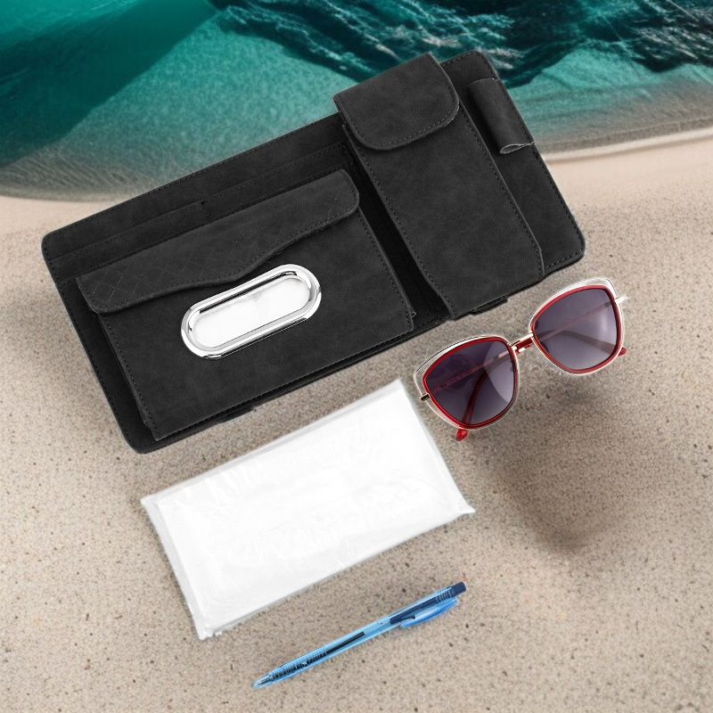 자동차 선바이저 다용도 수납 집게 다용도 휴대용 어음집게 자동차 선바이저 집게