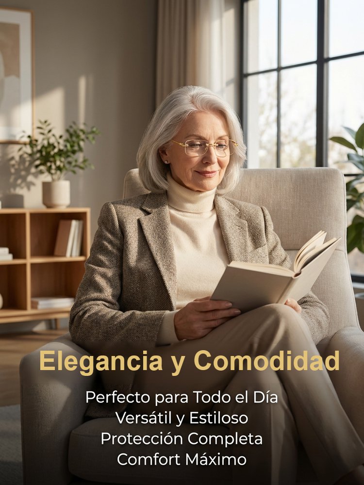 Gafas de presbicia HD con zoom inteligente, protección contra radiación y antifatiga.