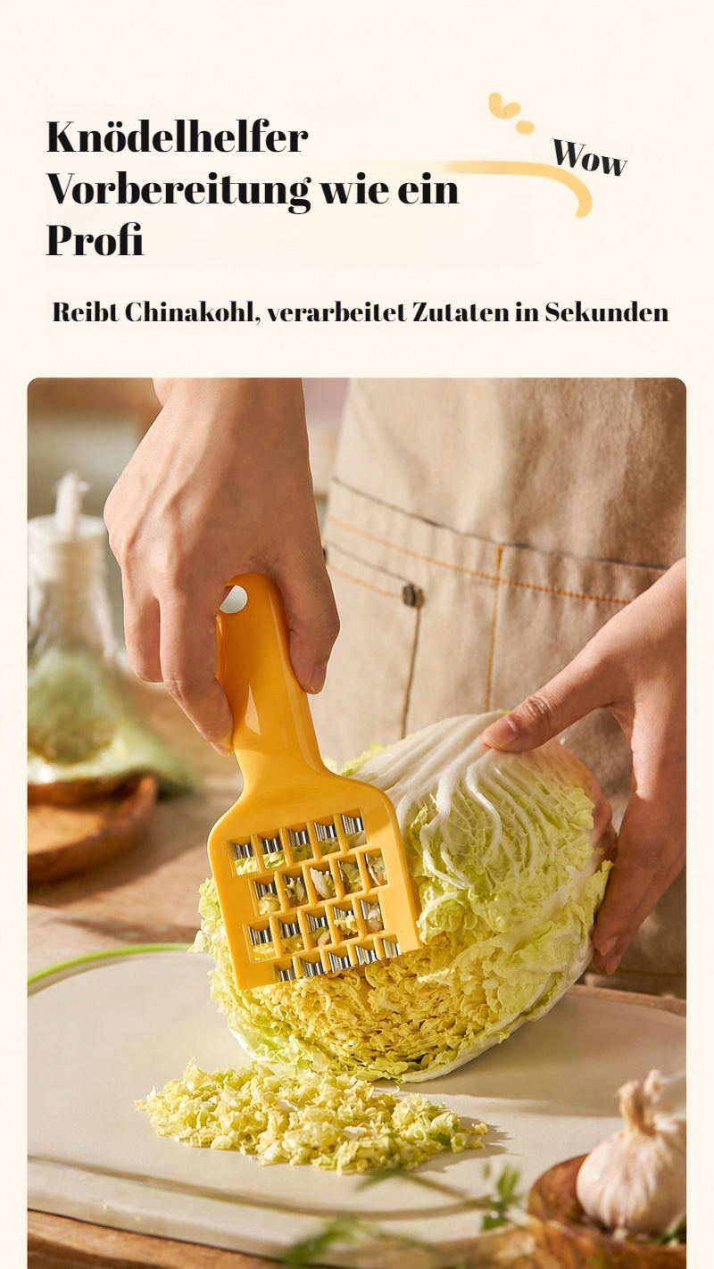 Praktischer Gemüseschneider mit scharfem Messer
