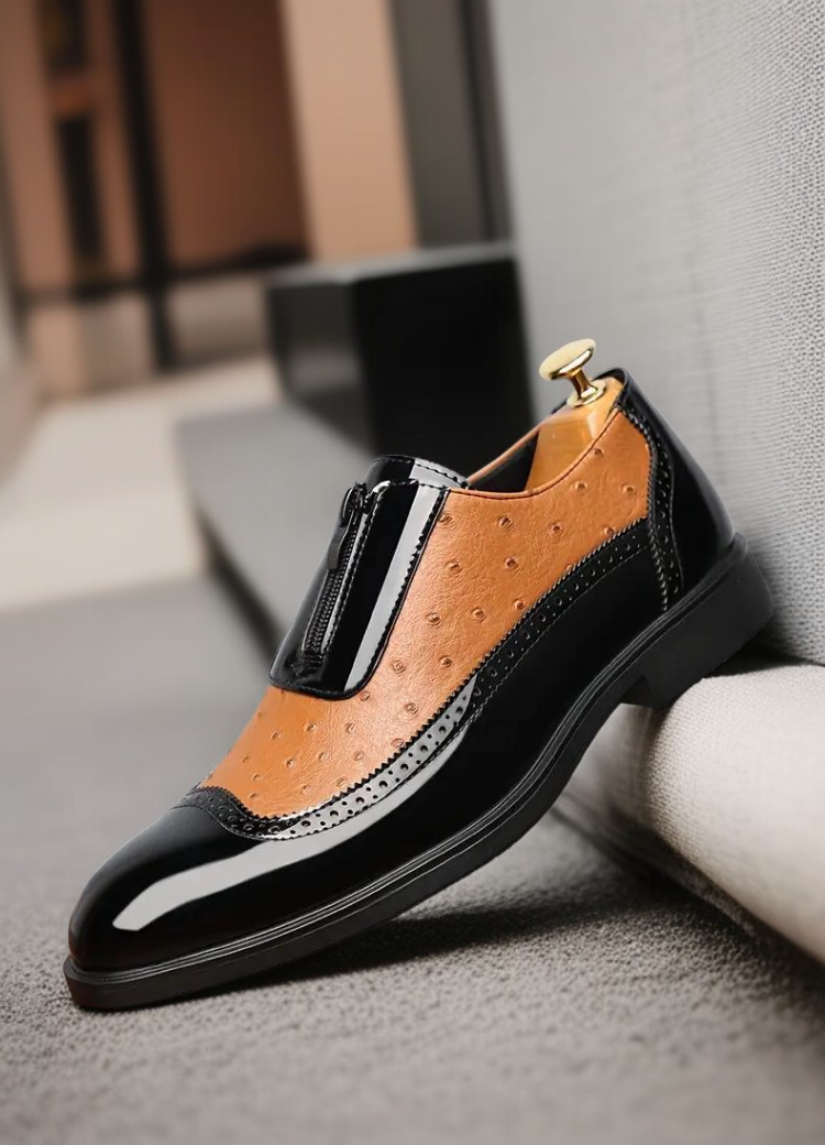 빅사이즈 남성 첼시 부츠 착용 예시