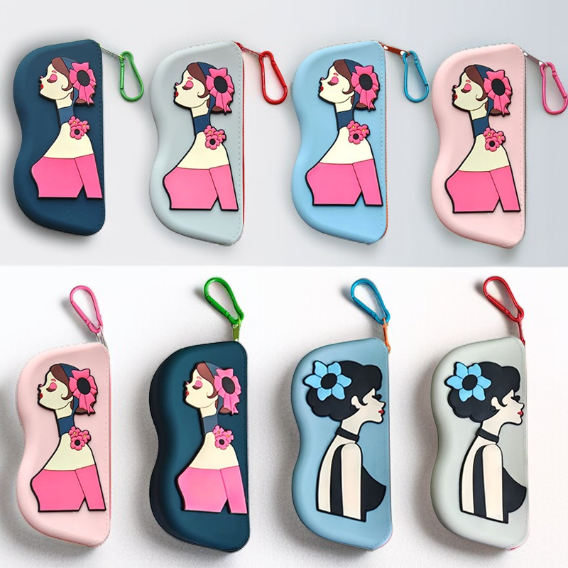 防水防塵矽膠眼鏡包